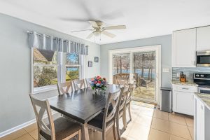 Dinner table seats 8