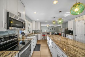 Electric stove, microwave, and dishwasher