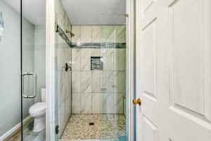 Privacy for shower and toilet